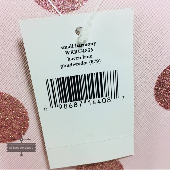 Kate spade pink harmony tote Haven lane polka dot - Picture 6 of 7